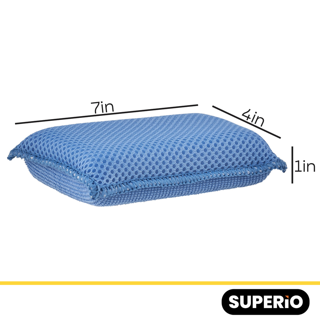 Ultra Miracle Microfiber Sponge, Blue