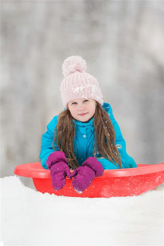 Torpedo Snow Sled for Kids and Adults, 46", Red