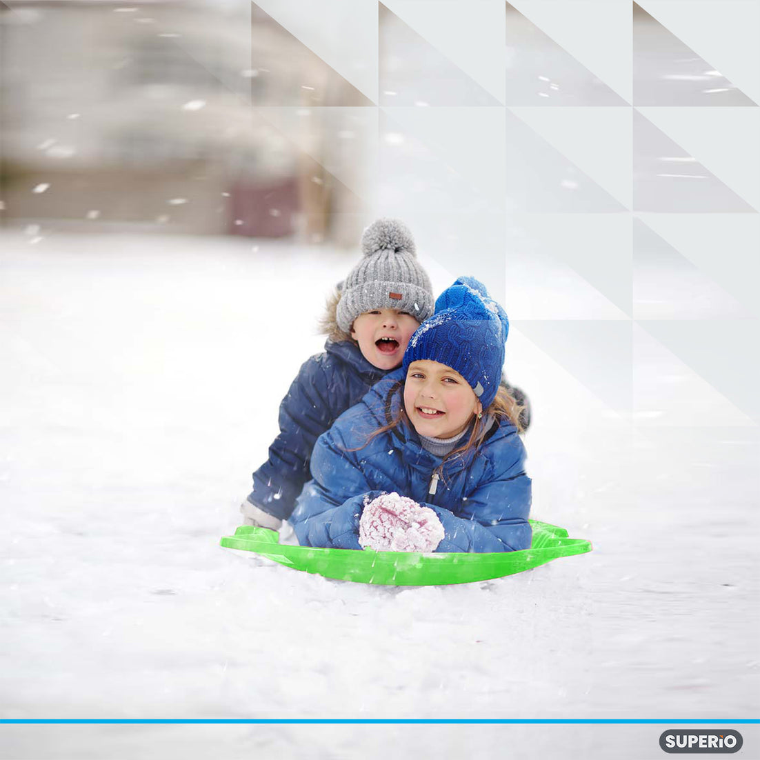 Superio Round Avalanche Snow Saucer Sled, 26