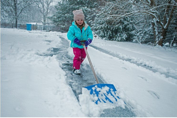 12" Blue Kids Snow Shovel