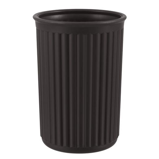 Set of 4 Bathroom Accessory Set Root Beer Brown