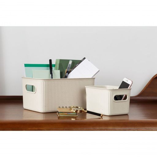 5 Liter Ribbed Storage Bin Ecohome