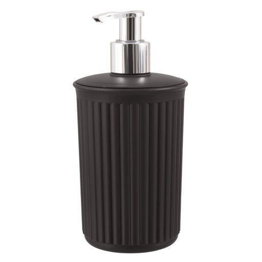Set of 4 Bathroom Accessory Set Root Beer Brown