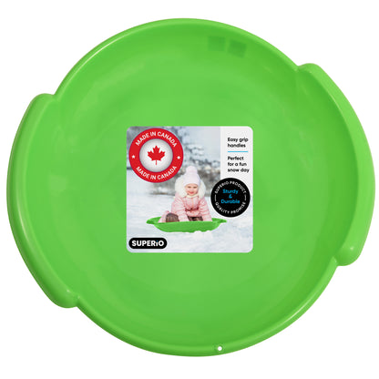 Superio Round Snow Saucer Sled 24" Green
