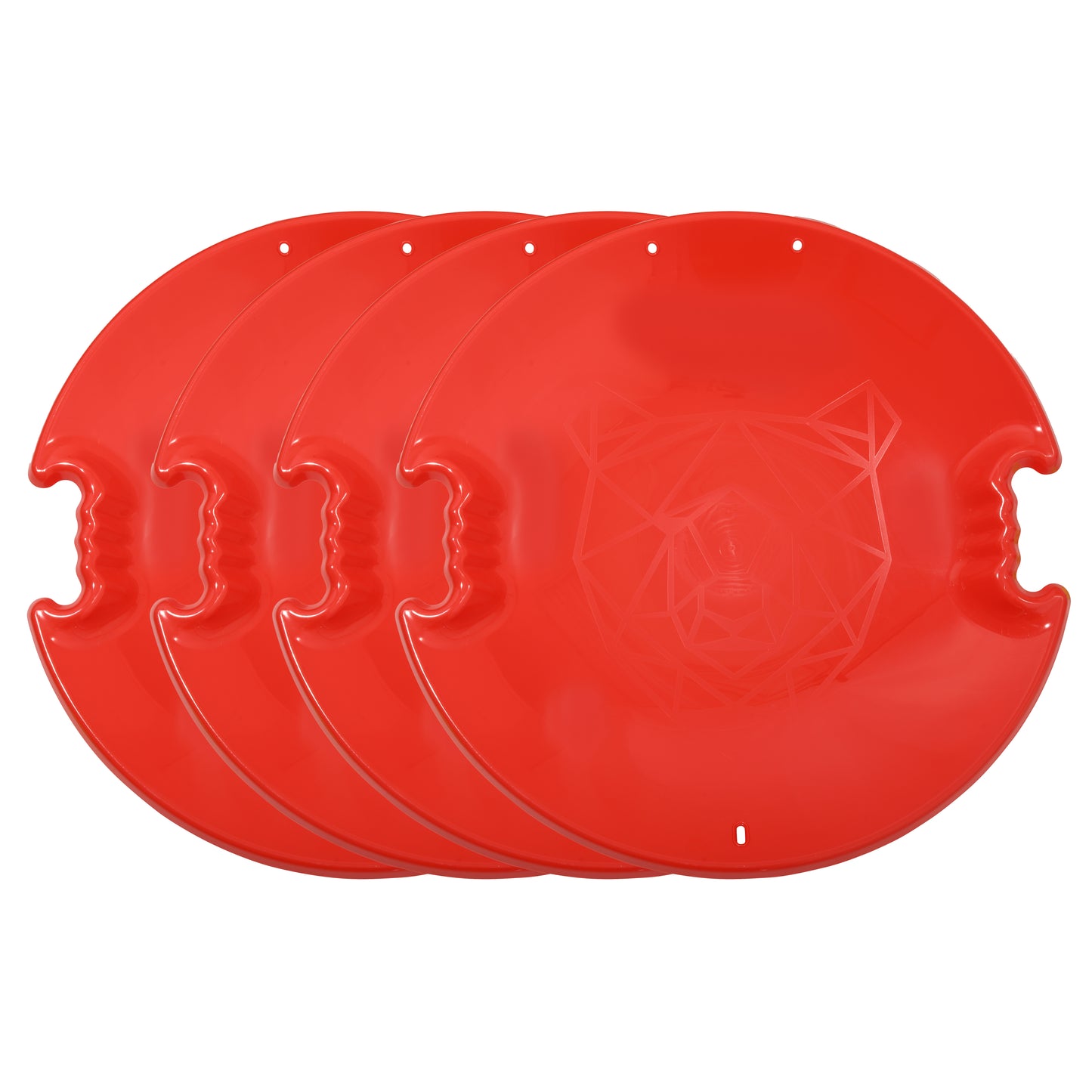 Superio Round Avalanche Snow Saucer Sled 26" Red