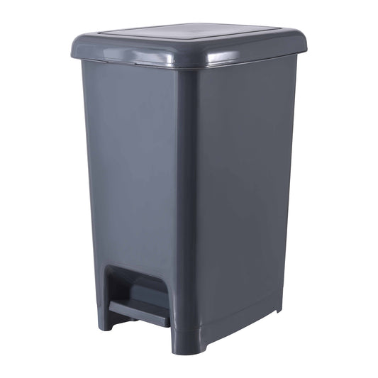 Slim Pedal Trash Can, 42 Qt - Onyx Grey