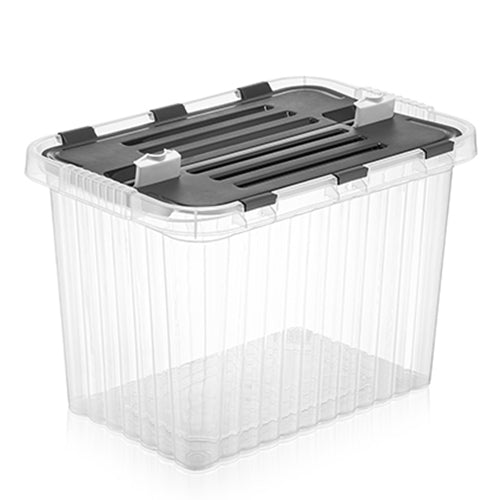 Deep Storage Container with Hinged Lid (52 Qt.)