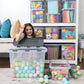 Deep Storage Container with Hinged Lid (52 Qt.)