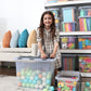 Deep Storage Container with Hinged Lid (52 Qt.)