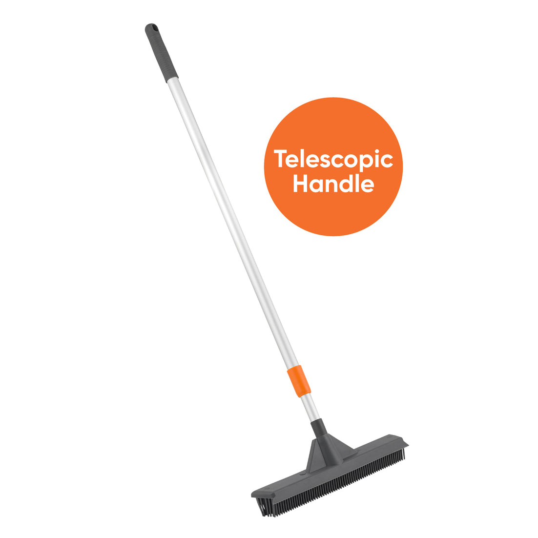 Silicone Broom with Built In Silicone Squeegee