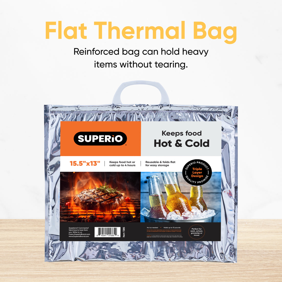 Hot and Cold Reusable Insulated Bag