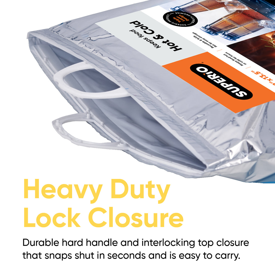 Hot and Cold Reusable Insulated Bag