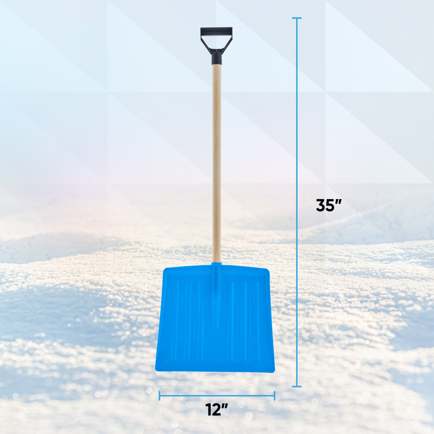 12" Blue Kids Snow Shovel