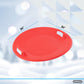 24" Kids Round Snow Sled Red