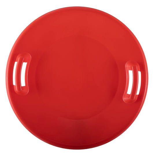 24" Kids Round Snow Sled Red