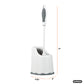 Toilet Brush with Caddy - White