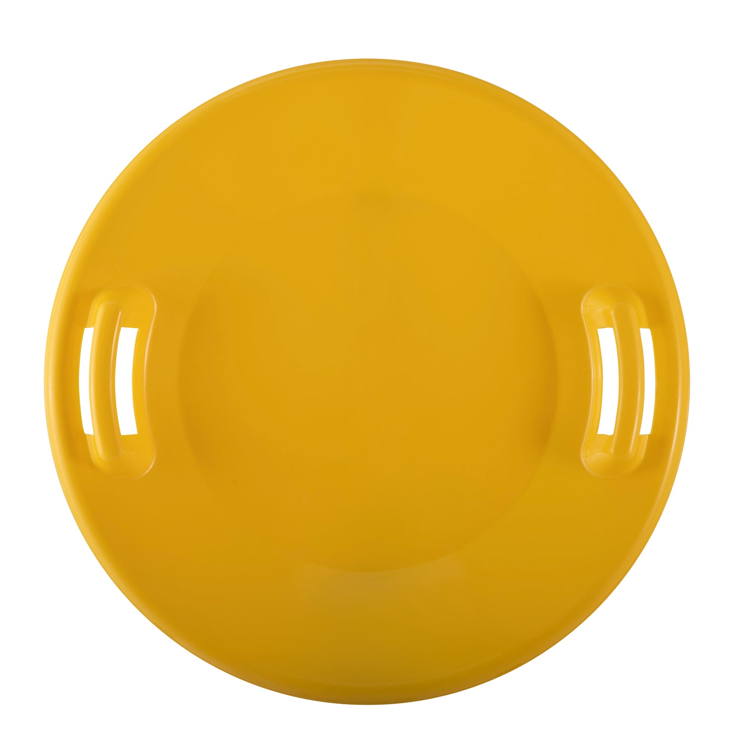 24" Kids Round Snow Sled Yellow