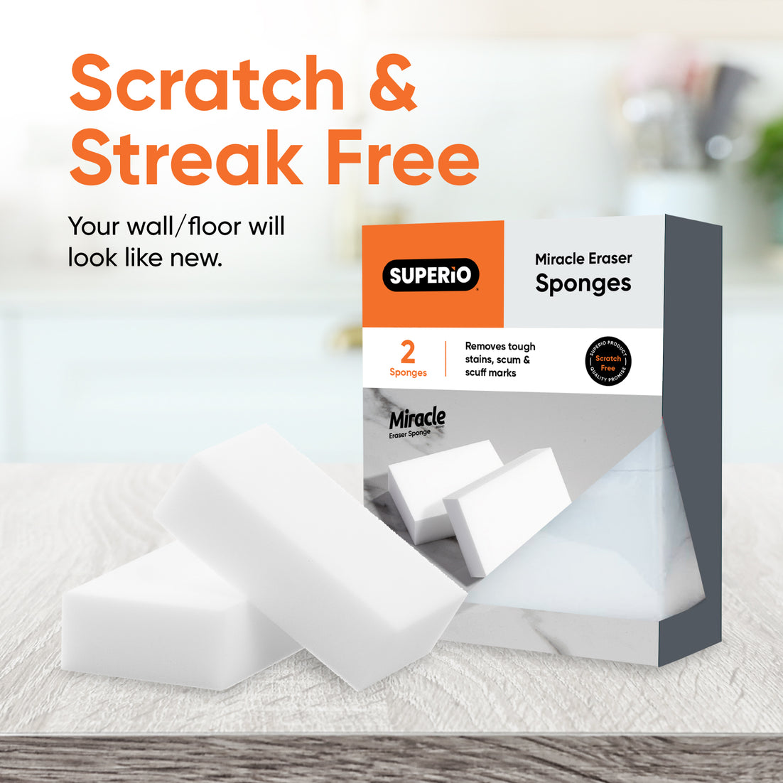 Miracle Eraser Sponge - 2 Pack