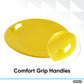 24" Kids Round Snow Sled Yellow