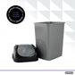 Swing Top Trash Can, 5 Qt - Grey