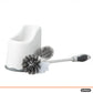 Toilet Brush with Caddy - White
