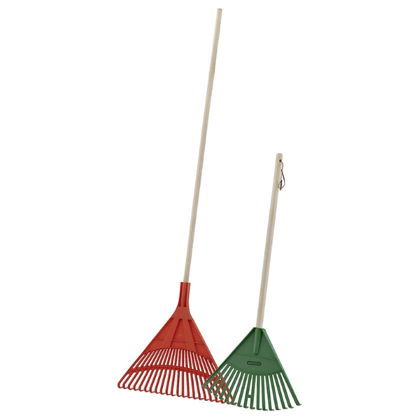 Kids and Adult Garden Rake, Green and Orange