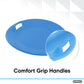 24" Kids Round Snow Sled Blue
