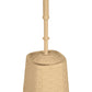 Toilet Bowl Brush, Wicker Style - Beige
