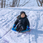 24" Kids Round Snow Sled Blue