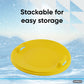 24" Kids Round Snow Sled Yellow