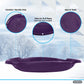 Superio Round Snow Saucer Sled 24" Purple