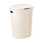 40 Liter Ribbed Laundry Hamper Ecohome