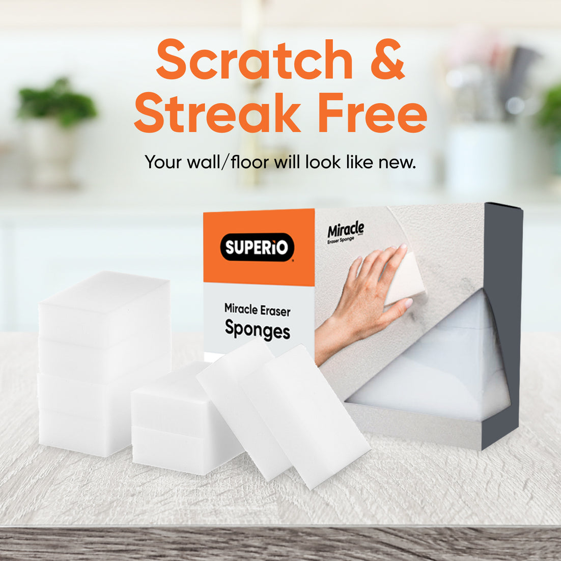 Miracle Eraser Sponge - 8 Pack