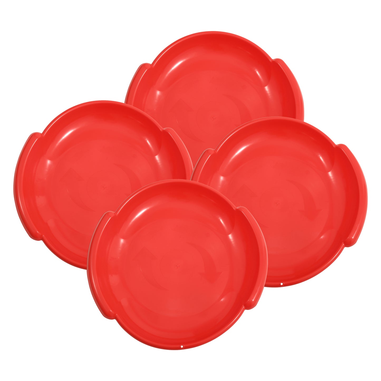 Round Snow Saucer Sled, 24" Red