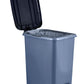 Slim Pedal Trash Can, 42 Qt - Grey/Black
