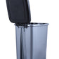 Slim Pedal Trash Can, 16 Qt - Grey/Black