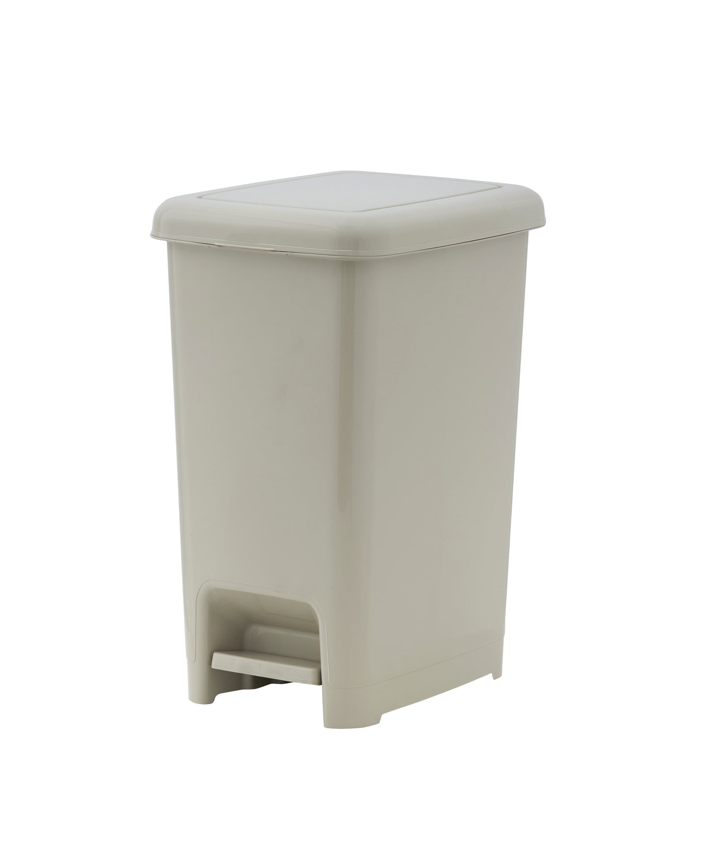 Slim Pedal Trash Can, 42 Qt - Greige