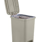 Slim Pedal Trash Can, 64 Qt - Greige
