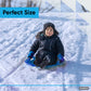 24" Kids Round Snow Sled Blue
