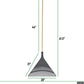 Grey Rake with 48" Wooden Handle.