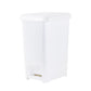 Slim Pedal Trash Can, 10 Qt - White