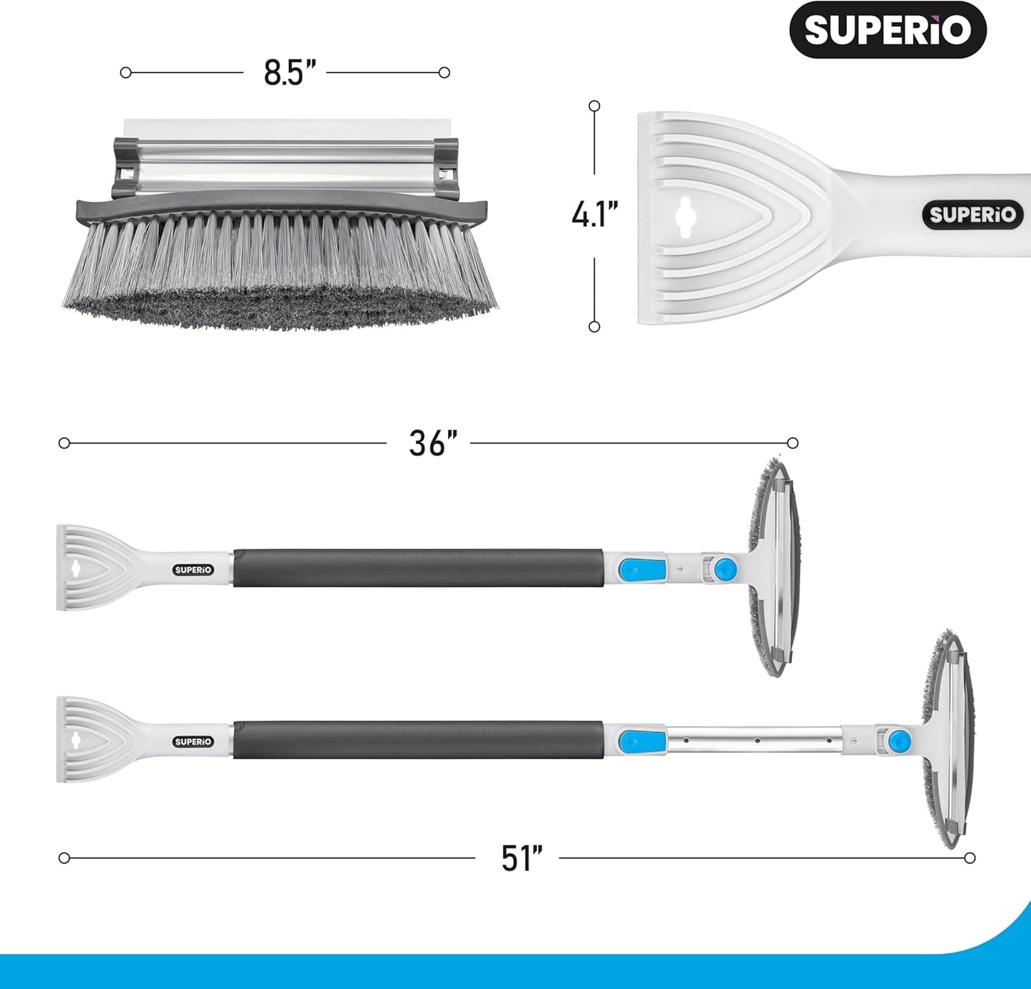 Telescopic Car Snow Brush & Ice Scraper