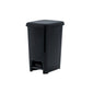 Slim Pedal Trash Can, 42 Qt - Black
