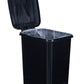 Slim Pedal Trash Can, 16 Qt - Black