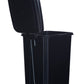 Slim Pedal Trash Can, 10 Qt - Black