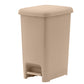 Slim Pedal Trash Can, 16 Qt - Tan