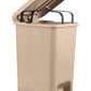 Slim Pedal Trash Can, 10 Qt - Tan