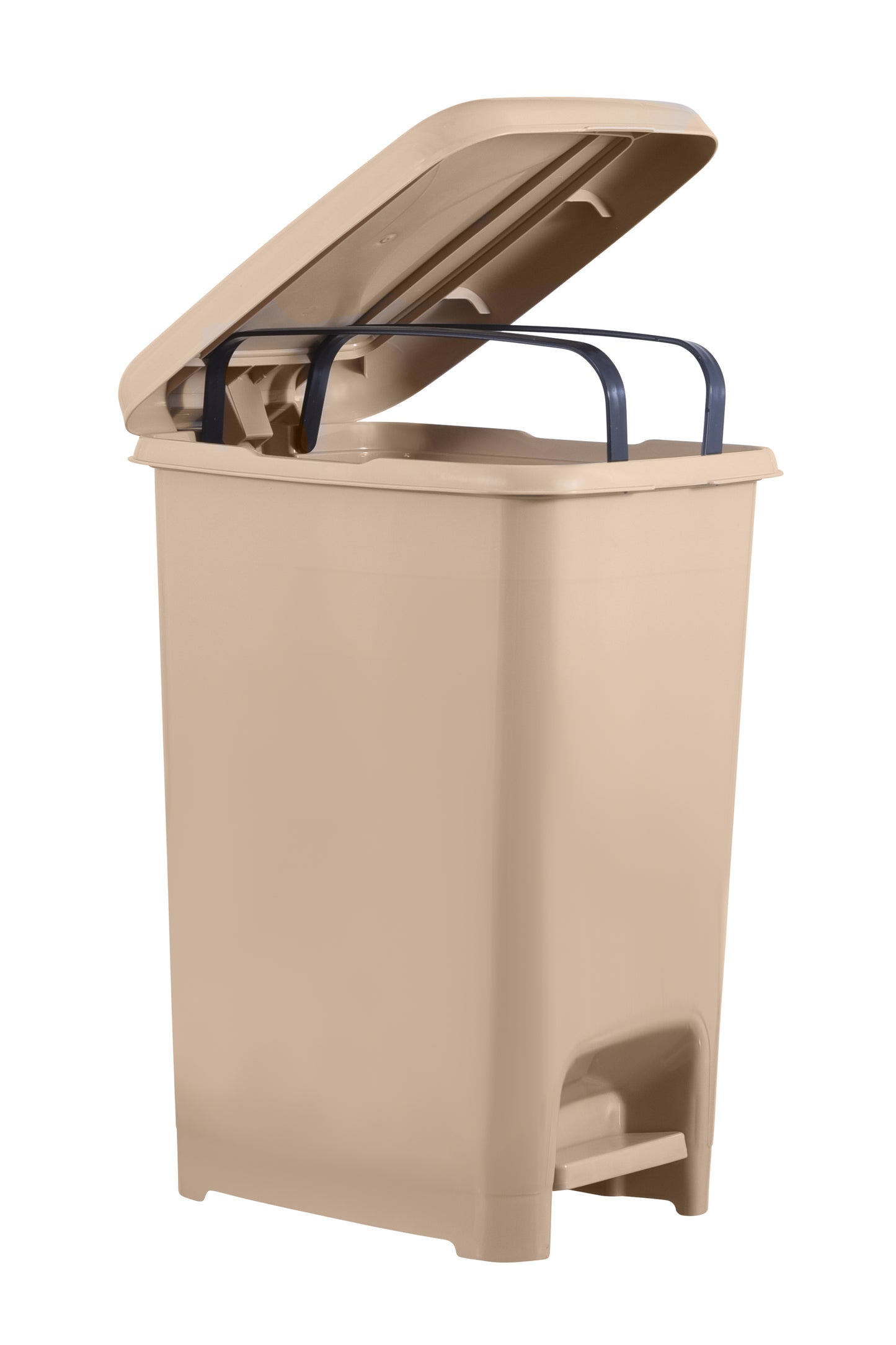 Slim Pedal Trash Can, 10 Qt - Tan