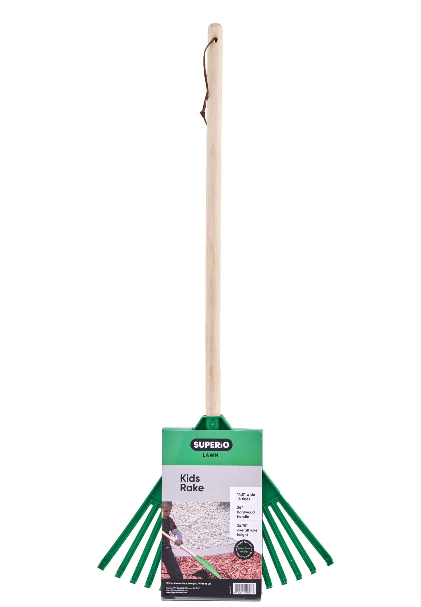 Green Kids and Adult Garden Rake