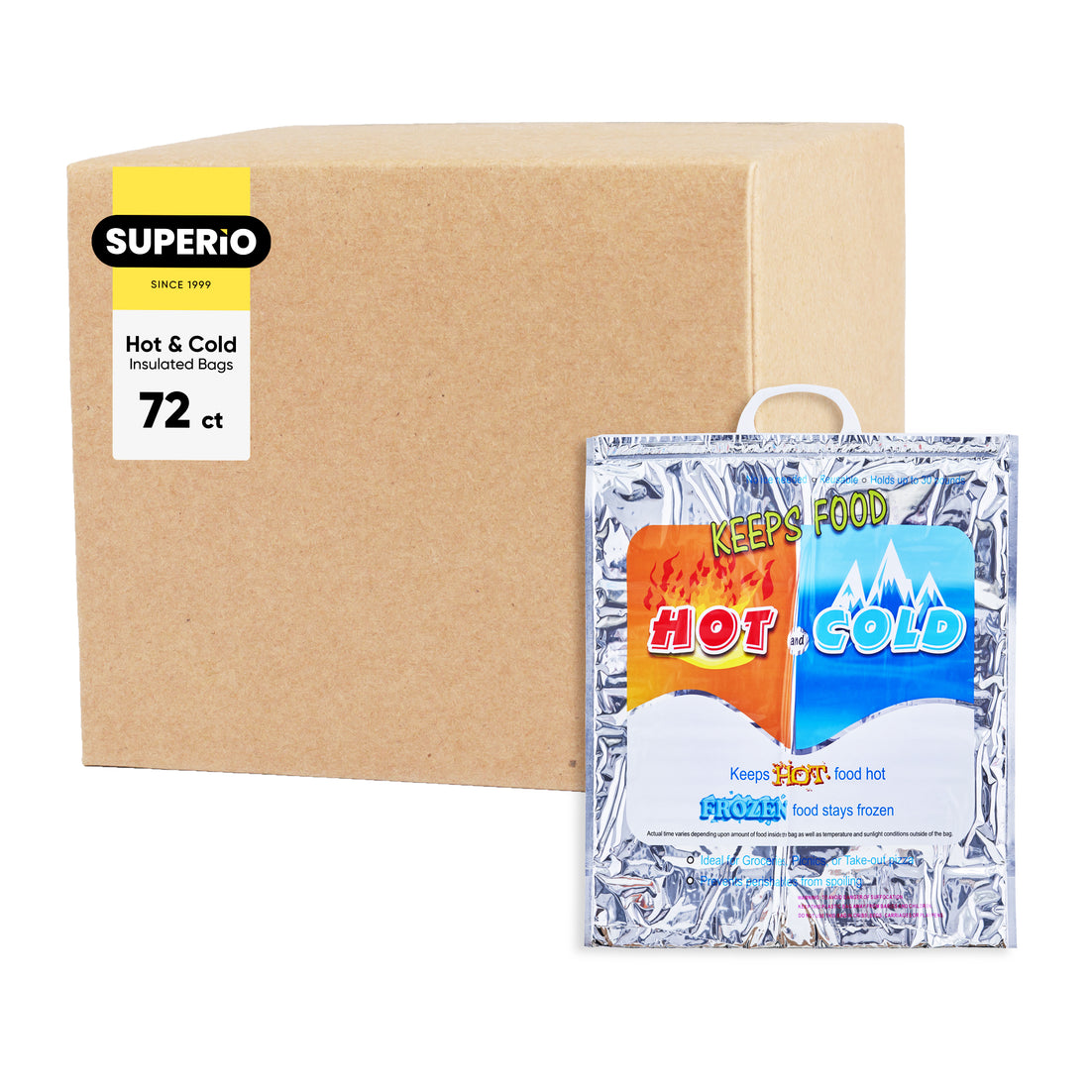 Hot and Cold Reusable Insulated Bag 16